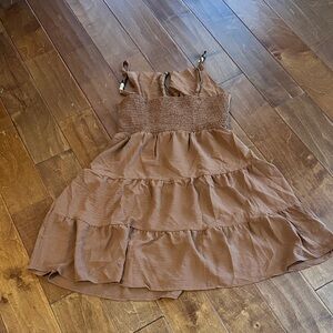 Elegant Brown Women's Swim Coverup